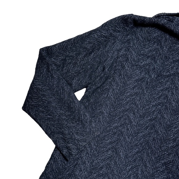 Eileen Fisher Dark Grey Wool Blend Open Front Blazer US XS - Picture 6 of 10